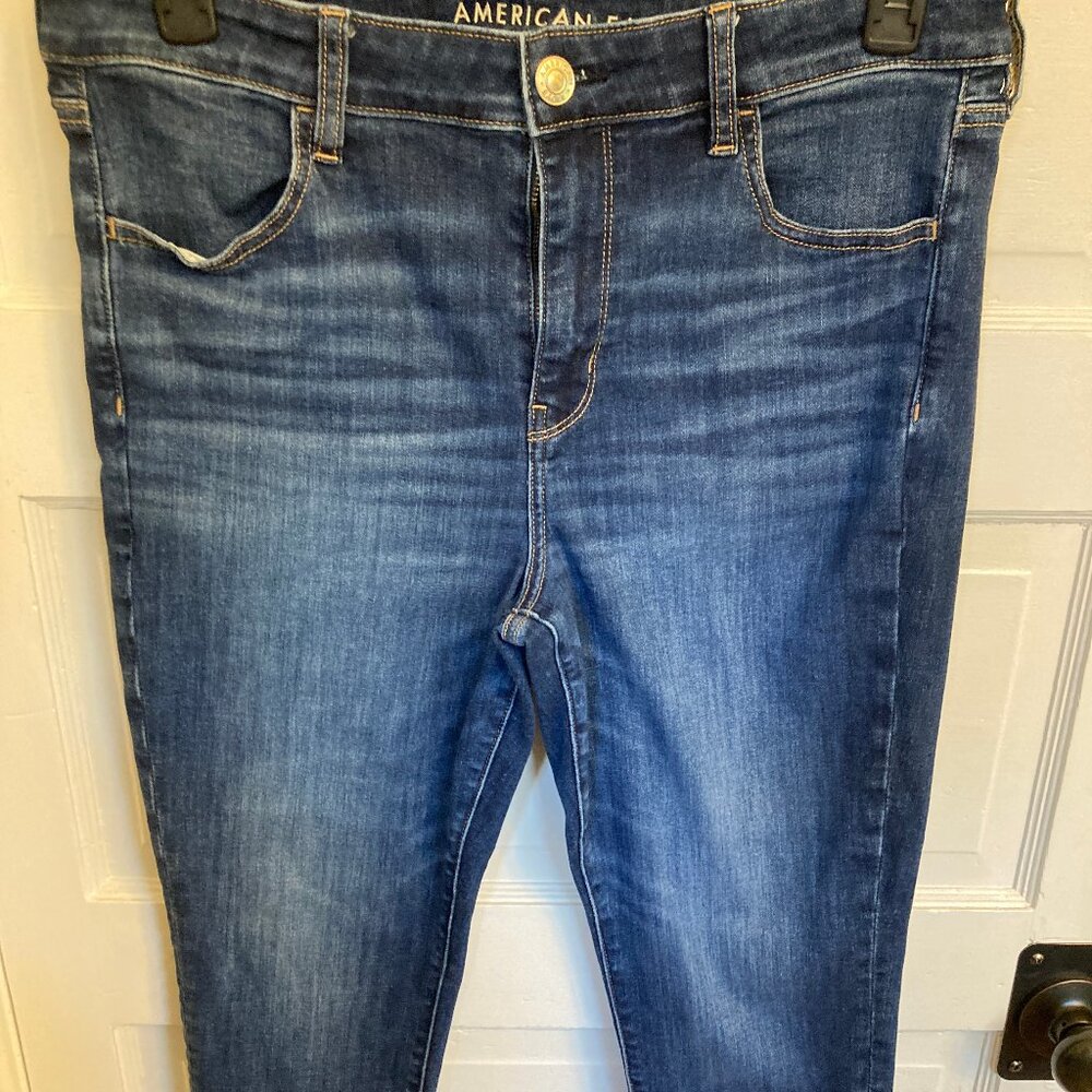 105 American Eagle Outfitters Next Level Stretch Hi-Rise Jeggins, Size 14 Short